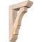 Ekena Millwork Balboa Slat Smooth Bracket w/ Offset Brace, Douglas Fir, 5 1/2"W x 18"D x 26"H BKT0604X18X26BOA06SDF - alternate 1